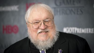 Author and co-executive producer George R.R. Martin arrives for the premiere of the fourth season of HBO series "Game of Thrones" in New York March 18, 2014. REUTERS/Lucas Jackson (UNITED STATES - Tags: ENTERTAINMENT)