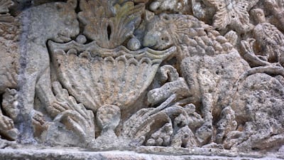 A relief from the Palace of Mshatta, a key structure to understanding the history of Islamic art. Universal History Archive / UIG via Getty Images