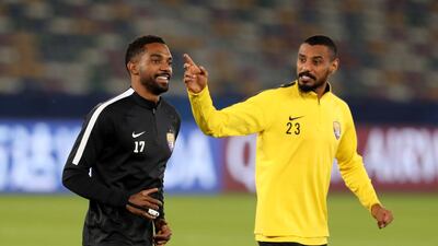 Essa and Mohammed Ahmed appeared to be in a relaxed mood.