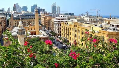 Downtown Beirut. The UAE recently lifted a travel ban for Emiratis to Lebanon. Alamy