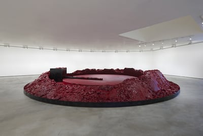 Anish Kapoor’s 'My Red Homeland'. Photo: Lisson Gallery