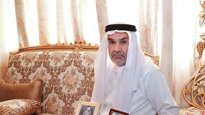 Saad Aidan says his son Mustafa, 9, was a kind, loving boy who went everywhere with his father. Victor Besa for The National