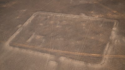 University of Oxford researchers identified three new Roman fortified camps - in the typical playing card shape' - across northern Arabia. PA
