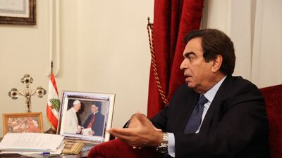 Lebanon's Information Minister Georges Kordahi, who has recently been at the centre of a diplomatic row involving the country's Gulf allies. AFP