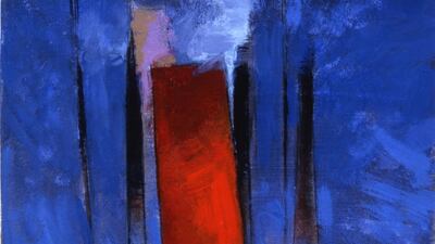 April 24, an abstract commemoration of the Armenian Genocide, by Edman O'Aivazian. Courtesy: Garin O'Aivazian.