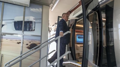 'We are now riding the future with this system,' said Oleg Zaretskiy, uSky Transport chief executive.