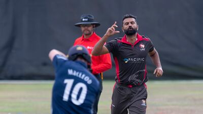 Kashif Daud returned figures of one for 13 as the UAE started brightly against Scotland.