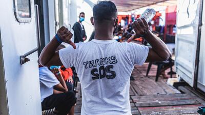 The rescued include a 12 year old boy and a pregnant woman and include 13 different nationalities, including Libyans. SOS Mediterranee