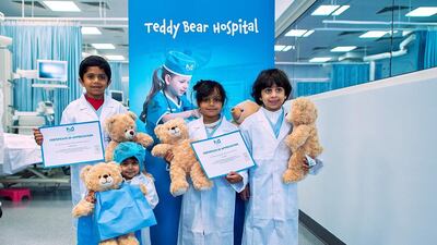 Mohammed bin Rashid University of Medicine and Health Sciences has launched Teddy Bear Hospital, a first of its kind in Dubai and the UAE. Courtesy MBRU