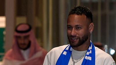 Neymar will be unveiled as an Al Hilal player on Saturday. AFP