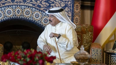 King Hamad told citizens that loyalty to Bahrain remains a duty 'above all'. Photo: UAE Presidential Court