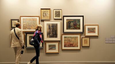 Some buyers will be absent from this year’s fair, while other art scenes are flexing new muscle. Pawan Singh / The National