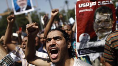 Differences between the US and Saudi Arabia on foreign policy have been pronounced over the continuing protests and crisis in Egypt. Mahmud Khaled / AFP