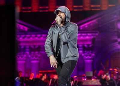 Eminem is touring the world on the back of The Death of Slim Shady, released this year. Getty Images