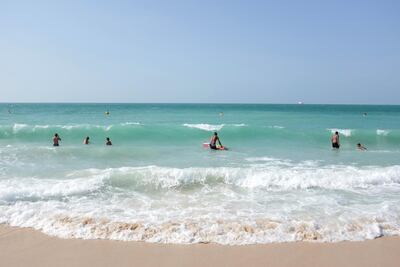 A skiff will even deliver to landlubbers on Kite beach. Antonie Robertson / The National