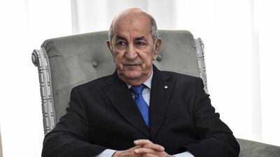 Algerian President Abdelmadjid Tebboune has been undergoing treatment in Germany. AFP
