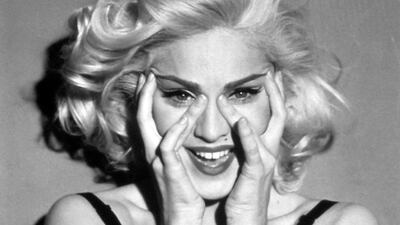 Madonna in the film 'Truth or Dare', the documentary about her 1991 tour 'In bed with Madonna'