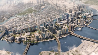 The project will add more than 1.5 million square metres of gross floor area. Photo: Aldar