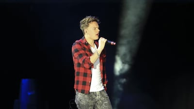 English singer songwriter Conor Maynard will headline Etoiles F1 pop-up at Du Forum. Sarah Dea / The National