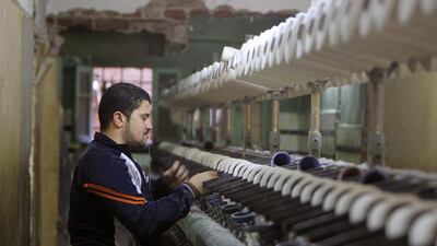 Tens of thousands of textile workers went on strike in February to demand for higher wages and better working conditions in Egypt. Mohamed Abd El Ghany / Reuters