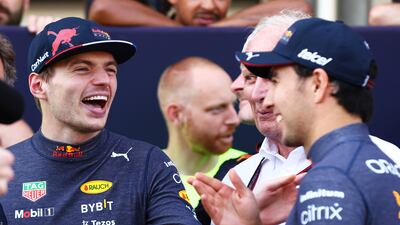 Max Verstappen and Sergio Perez dominated the last two Azerbaijan GP races at Baku. Getty