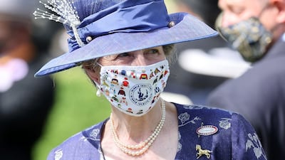 Princess Anne, Princess Royal arrives on day one of the Royal Ascot meeting at Ascot Racecourse on June 15, 2021 in Ascot, England. Getty Images