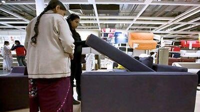 Stores such as IKEA have been given the go ahead to operate in the Indian market without a local partner. Jeff Topping / The National