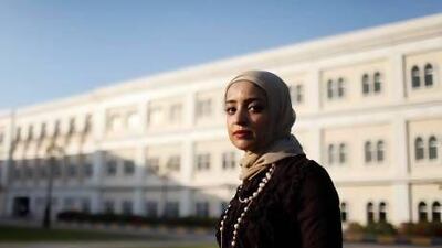 Anfal Fadel Al Taleb, vice president for student affairs of the National Union of Kuwaiti Students' Emirati branch, says some of Mubarak’s classmates noticed him looking unwell. Sarah Dea / The National