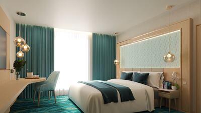 A one-bedroom suite.