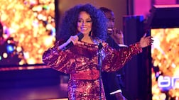 Diana Ross at the New Year's Eve bash at Times Square, New York, on December 31, 2025. Getty Images