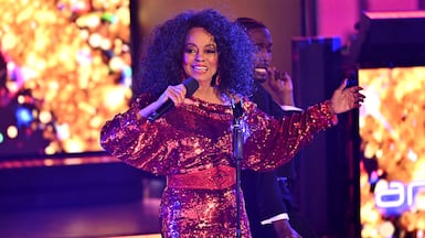 Diana Ross at the New Year's Eve bash at Times Square, New York, on December 31, 2025. Getty Images
