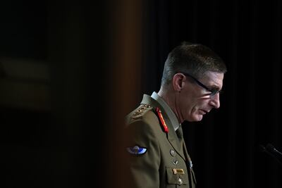 Chief of the Australian Defence Force Gen Angus Campbell delivered a report showing 'credible evidence' of war crimes committed by his soldiers in Afghanistan. Getty