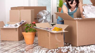 Even if you’re just relocating down the road or from one emirate to another, moving houses can be a hugely stressful experience. Courtesy of Getty Images