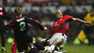 Defender: Quinton Fortune (127 games for United, 10 goals). Getty
