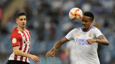 Eder Militao – 6. Fell over the ball when being chased by Williams on 58 but got away with it. Otherwise, comfortable dealing with Athletic’s counter attacks from deep. Did well to block a Garcia volley, but ball bounced off him towards his goalkeeper on 84. Stopped a goal bound header with his hand on 87, but it was harsh for him to be sent off. He was furious. AP
