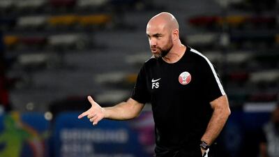 Felix Sanchez has guided Qatar to the semi-finals. AFP