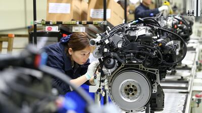 Engine maker Power Xinchen in Sichuan province, China. The Chinese economy seems to be recovering. Reuters