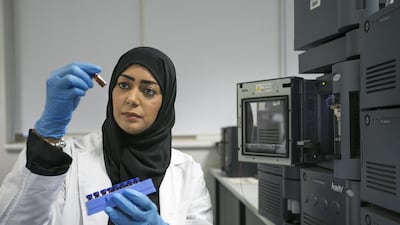 Dr Ayesha Al Dhaheri, lead author of the study and Chair of the Department of Nutrition and Health. Mona Al-Marzooqi / The National