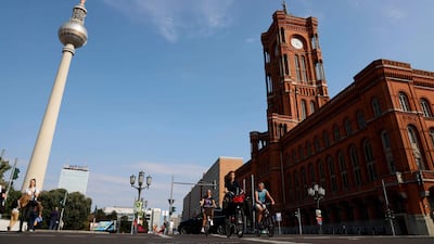 9th: Berlin - 3.3% rise from Jan-June. AFP