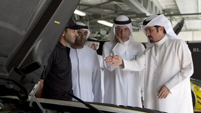 Mohamed Ben Sulayem, right. Mike Young / The National