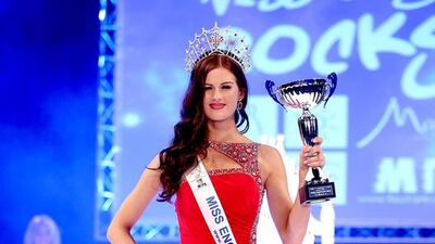 Carina Tyrrell from Cambridgeshire is crowned Miss England 2014.