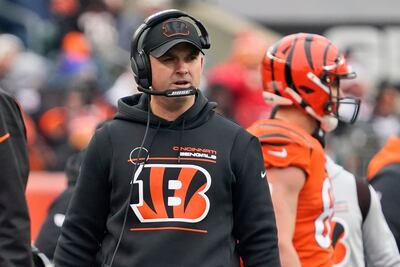 Head coach Zac Taylor aims to lead Cincinnati Bengals to their first Super Bowl victory. AP