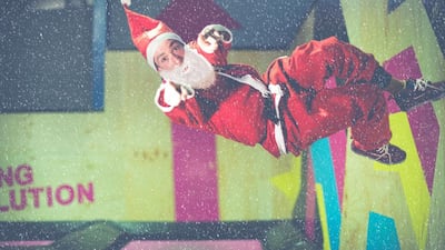 Bounce Dubai is hosting a Christmas Jump-er party on December 9. Courtesy Bounce