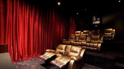 The home has a nine-seat cinema. Courtesy Signature Residences Worldwide