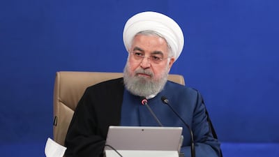 Iranian president Hassan Rouhani made 'inflammatory' comments over the UAE's decision to normalise diplomatic ties with Israel. EPA