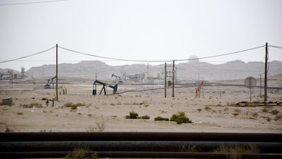 A Bahrain oilfield. Photo by Rosemary Behan