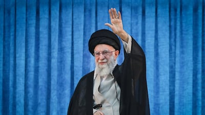 Ayatollah Ali Khamenei, Iran's supreme leader. He will potentially have to accept an end to Iran's nuclear programme to stop Israeli attacks. AFP