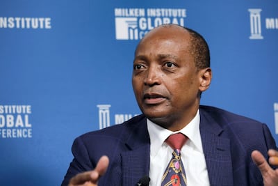 South African businessman Patrice Motsepe apologised for telling US President Donald Trump 'Africa loves you'. Photo: Bloomberg