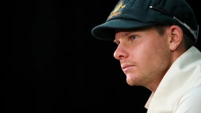 Australia captain Steve Smith speaks to the media at the post-match press conference after Day 5 of the second Ashes Test match at Adelaide Oval. Australia beat England by 120 runs. Mark Kolbe / Getty Images