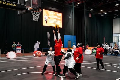 Khawla Ali has proved her skills on the basketball court. Photo: Special Olympics UAE